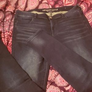 American Eagle dark wash jeggings